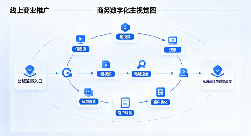 青县线上商业推广怎么做？全域流量闭环搭建与低成本转化实战指南